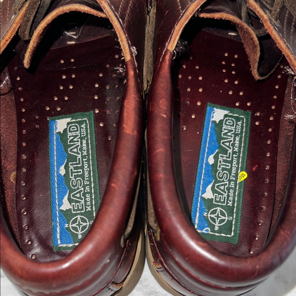 Eastland Dark Brown Leather Women's Moccasins - Picture 7 of 8